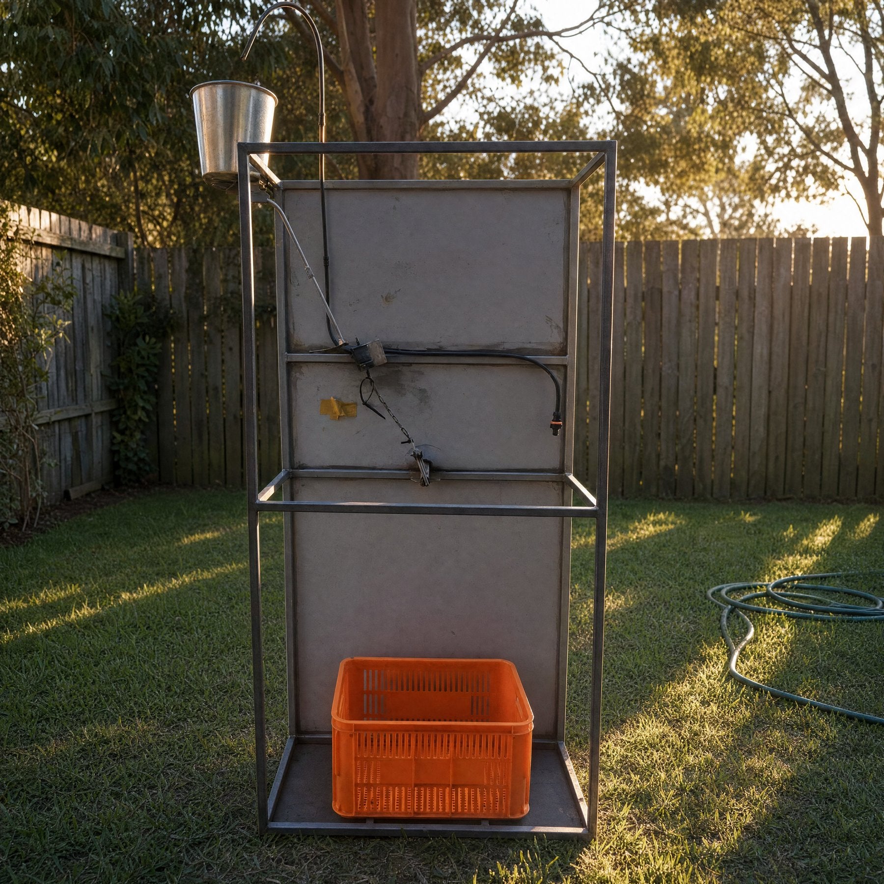 Beat the Bucket Hire on the Central Coast - rear seat frame and bucket rig detail
