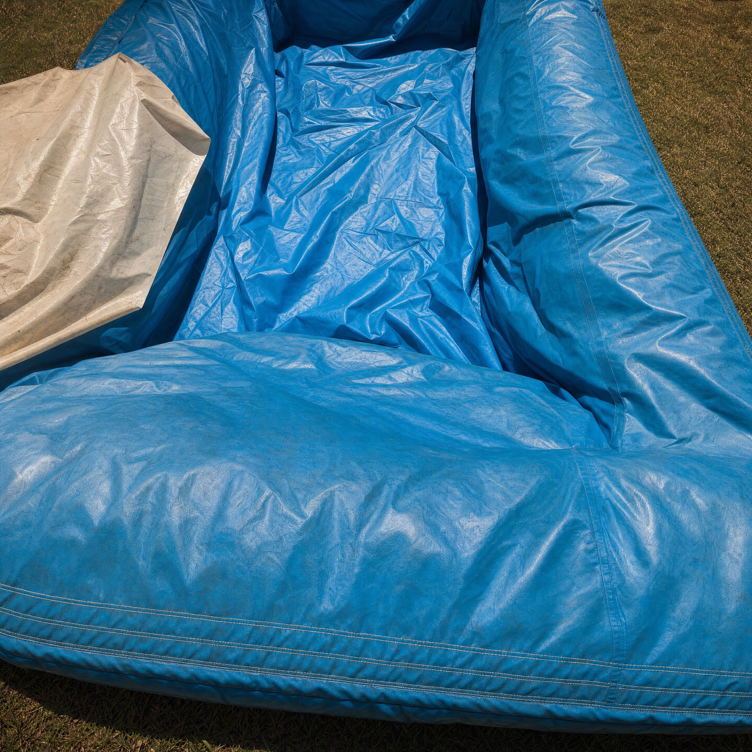 Cone Top Water Slide splash pool and entrance landing area