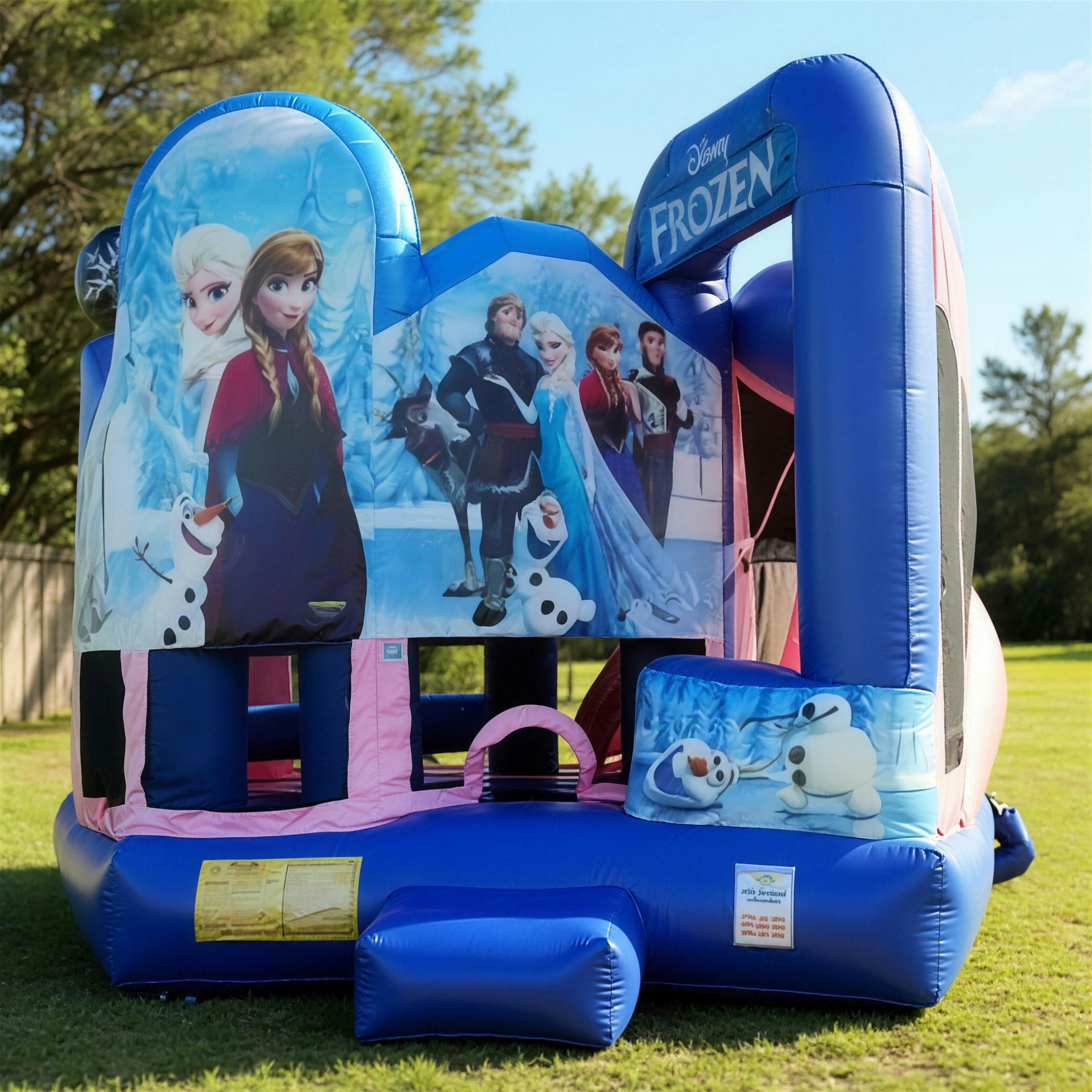 Front elevation of the Frozen 5in1 Combo showing Disney Frozen character panel artwork
