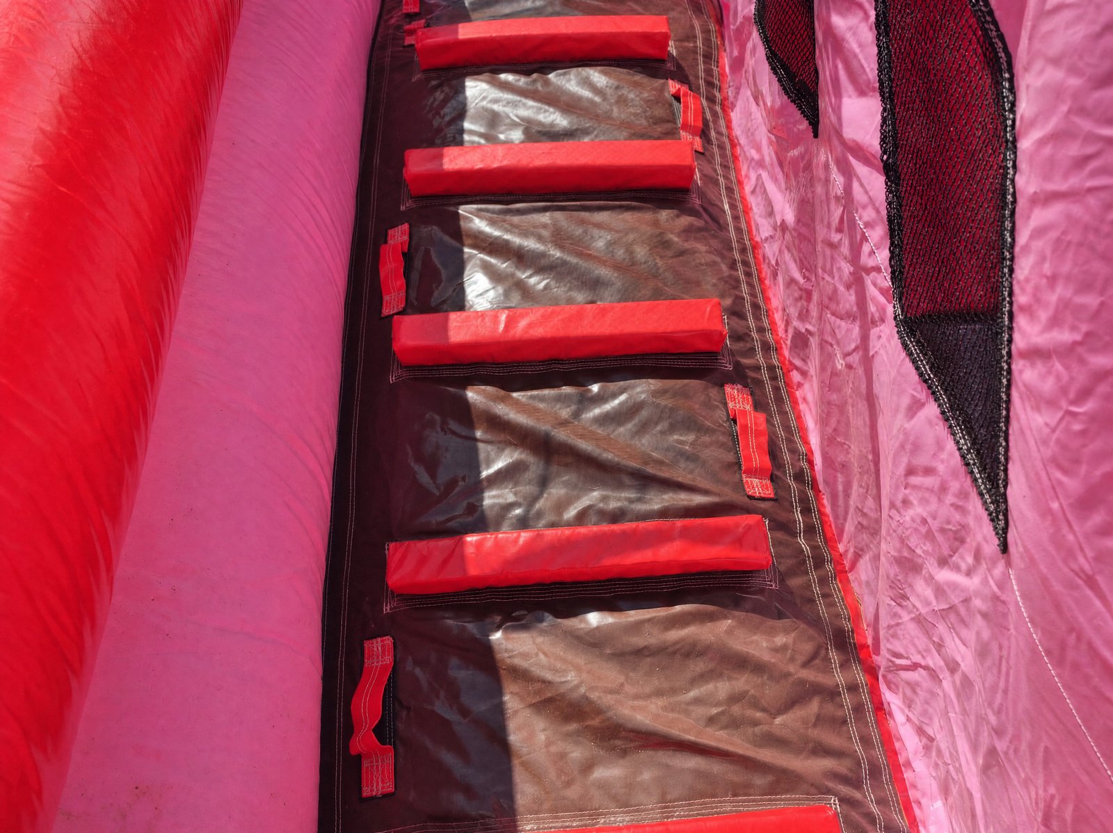 Interior obstacle course detail inside the Hello Kitty C7 Combo jumping castle